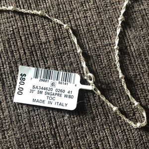 Sterling silver necklace